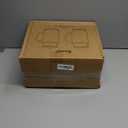 Buaic 2 PACK Glass Pitcher with Lid, 68 oz/ 2 Liter Classic Vertical Stripes Water Pitcher with Handle,Glass Water Carafe for Cold Brew, Coffee, Lemonade, Iced Sun Tea,Beverage,Heat Resistant (Clear)