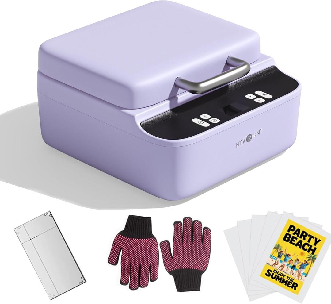 HTVRONT Phone Case Heat Press Machine - Vacuum Heat Press Machine for Phone Cases- Sublimation Press for Custom Phone Case, Badges, Coasters, Includes Film & Fixture (Compatible with Android)