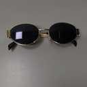 livho 2025 Trendy Oval Sunglasses - Stylish Polarized Shades for Everyday - Retro Metal Frames