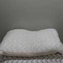 Shredded Memory Foam Soft Bamboo Viscose Pillows Adjustable Hypoallergenic Hotel Quality Bed Pillows for Side, Back and Stomach Sleeper, Oeko-TEX Certified Queen Size Set of 2, White