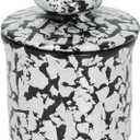 Handmade Butter Crock, Blown Glass Butter Dish with Lid, Elegant Butter Keeper for Countertop (Silver)