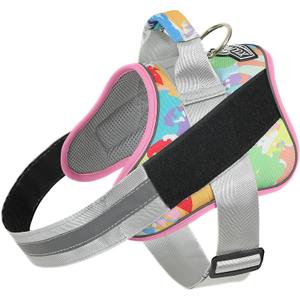 Bolux Dog Harness, No-Pull Reflective Dog Vest, Breathable Adjustable Pet Harness with Handle for Outdoor Walking - No More Pulling, Tugging or Choking (X-Small (Pack of 1), OilPainting)