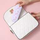 6 PCS Pink Glasses Case, Bow Cute Glasses Cases Hard Shell Bulk with Cleaning Cloth PU Leather Coquettish Eyeglass Cases for Studying, Working, Traveling-6.32.4 Inch, 3 Styles