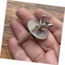 balacoo 8 Sets Stainless Steel Bird Cage Perch Screws and Nuts Kit Lightweight Bird Perch Fixing Accessories Easy Installation for Parrots and Small Pets