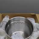 All-Clad Simply Strain Stainless Steel Stockpot, Multipot With Insert & Lid, 16 Quart Induction Oven Broiler Safe 600F, Strainer, Pasta Strainer with Handle, Steamer Pot, Pots and Pans, Silver