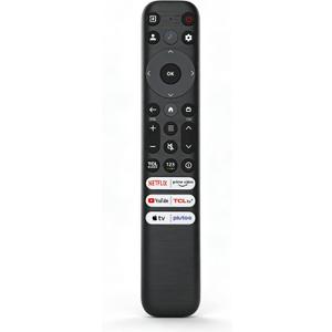 RC813 Remote Control Compatible with TCL Google TV LED QLED 4K UHD Smart TVs Replacement S4 S5 Q6 QM7 Series, 40ft Range, Netflix Shortcut Large Button Design
