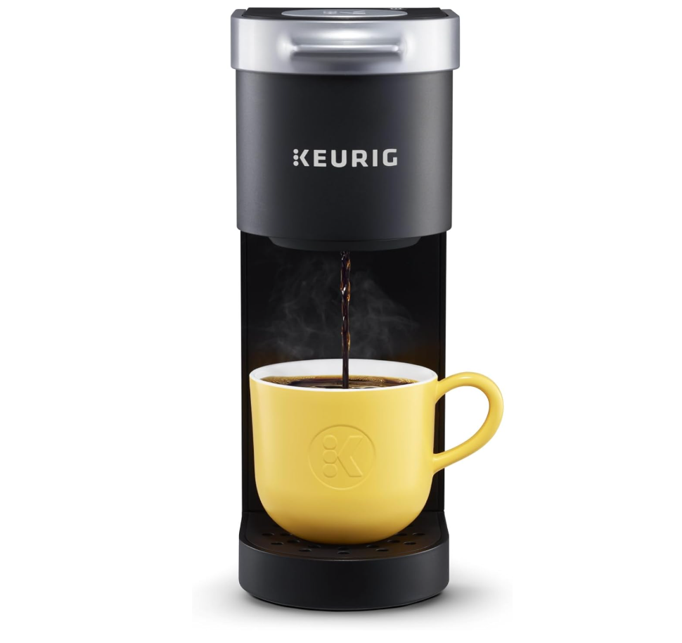 Keurig KMini Single Serve KCup Pod Coffee Maker, 6 to 12oz Brew size, with Cord Storage, Perfect for Small Spaces, Black