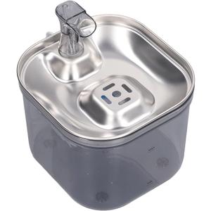 Cat Water Fountain Filtration System Infrared Induction 304 Stainless Steel Automatic Pet Water Dispenser