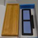 Sharp Pebble Premium Whetstone Knife Sharpening Stone 2 Side Grit 1000/6000 Waterstone- Whetstone Knife Sharpener- NonSlip Bamboo Base & Angle Guide