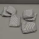 HCS XL Non-Slip Hospital Socks with Grips for Women & Men (6 Pairs) - 360 All-Around Tread Non-Slip Sock for Elderly/Seniors - Hospital Grip Socks, Fall Risk Patient Slippers (Gray, XL) (Grey)