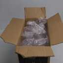 Munfix Plastic Stemless Wine Glasses 32 Pack - Diamond Shaped Unbreakable Disposable 12 Oz Clear Plastic Wine Champagne Whiskey Cups, Shatterproof Recyclable and BPA-Free