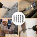 Gifts for Men,THOSAF Damaged Screw Extractor Set,Fathers Day Gifts for Dad from Daughter Son,Mens Gifts for Dad,Husband,Stripped Screws Bolt Drill Bit Tools for Easy Removal of Rusty Broken Screw