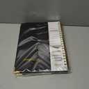 2 x 2026 Planner, Weekly and Monthly Calendar Planner from January 2026 - December 2026, 8.5" x 11" Hardcover Leather Hourly Appointment Book with Tabs, Spiral Daily Planners for College School Work Home, Black