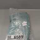 Tankaneo Womens Sleeveless Button Down Shirts Casual Loose V Neck Pad Shoulder Crop Tank Top (Large, Green)