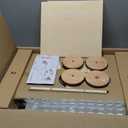 Tiny Land Wooden Baby Walker with Adjustable Speed, Montessori Activity Push Walker Toy for Toddlers, Baby Gift Parents Love for Boys & Girls (Morandi)