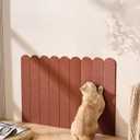 Cat Scratcher, Wall Scratchers for Indoor Cats, Vertical Scratching Posts, Cat Scratching Board, 3 Pieces Set Cat Scratch Furniture Protector (Red Coffee)