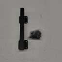 Purife 9'' Square Sliding Barn Door Handles and Pulls Pack of 1, Black Vintage Gate Pull Hanlde, Iron Handle for Gates, Garage, Sheds, Outdoor Fence, Interior Closet Handles