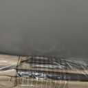 10FT Solar Patio Umbrella with Lights, Outdoor Table Market Umbrella with 32 LED Lights, 8 Sturdy Ribs, Push Button Tilt and Crank for Pool, Deck and Garden, UV-Resistant