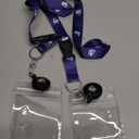 2 Pack Retractable Cruise Lanyard with Waterproof ID Holder Retractable Reel for Cruise Key Cards Ships Essentials & Must Have Travel Accessories（Blue Cruise Ship）