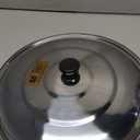 Stainless Steel Pan Lid, 12'' 13'' 14'' 15'' Wok Lid With Knob Cooking Pot Lid Frying Pan Cover Replacement For Kitchen Accessories (36cm)