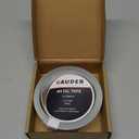 GAUDER Self-Adhesive Metal Tape - Ideal for Tonie Figures & Shelves - Holding Surface for Magnets - Ferrous Tape with Foam Adhesive - Thin Metal Steel Strip (10 ft x 1.4 in)