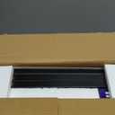 TEAMIX Wall Mounted Folding Table, Black Floating Desk for Small Spaces, Drop Leaf Dining Table for Kitchen Fold Down Laundry Shelf with Heavy-Duty Brackets (23.6"W x 11.8"D)