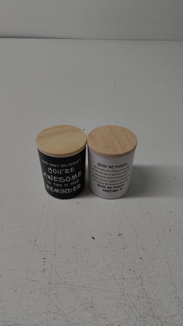 BFJLIFE Candles Gifts for Men Unique Valentines Fathers Day Christmas Anniversary Birthday Gifts for Him Brother Boyfriend Husband Stocking Stuffers for Men Novelty Sandalwood Scented Soy Candle 2 Pack