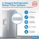 Inline Water Filter for Refrigerators & Ice Makers Universal Refrigerator Water Filter Kit, 5-Min Easy Install, High-Capacity Filtration for Clean Water & Ice