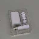 Air Pump for Inflatables Portable Air Pump Electric Mini Tiny with Type C Rechargeable, Quickly Inflate & Deflate for Swimming Ring, Toys, Pool Float, Air Mattress, Deflate Storage Bag (White)