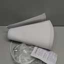 White Lamp Shades Set of 2, Empire Large Lamp Shades for Table Lamps Floor Lamps, 6" Top x 16" Bottom x 10.8" High, Natural Linen Lampshades Replacement, Spider, Harp Holders Included, Easy Assembly