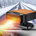12V Car Heater,200W Windshield Defroster,Plugs into Cigarette Lighter