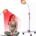 Rhimp Infrared-Light-Red-Heat-lamp - 275W Near Red Infrared Heat Lamp for Relieve Joint Pain and Muscle Aches for Body Standing Heat Lamp