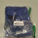 Blooming Jelly Women One Piece Swim Dress Tummy Control Swimsuits Slimming Mesh Sheer Sarong Wraps Bathing Suit (X-Large, Navy Blue)