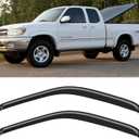 Window Visors Rain Guards for 2000-2006 Toyota Tundra Access Cab, Out-Channel Window Vent Wind Deflectors Visors Shades for 00-06 Tundra Regular Cab, for 2 Front Doors