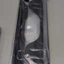 316 Stainless Steel Stove Gap Covers,2 Pack Stove Gap Filler,Range Trim Kit,Heat-Resistant Stove Gap Guard,Easy Retractable Length 13.8" to 27.5",Width 0.79",Black