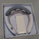 Neck Massager with Heat, 9 Modes and 50 Intensity, Cervical Massage with Adjustable Timers (Navy Blue)