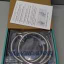 BARROCK Bidet Sprayer for Toilet, Handheld Jet Spray for Existing Toilets with Bidet Hose, Adjustable Water Pressure Muslim Shower, Stainless Steel Cloth Diaper/Feminine Wash Sprayer Brushed Nickel