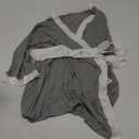 Latuza Women's Bamboo Viscose Short Kimono Robe XL Grey