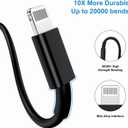 Long iPhone 12 13 14 Fast Charger Cable 10ft,[Apple MFi Certified] USB C to Lightning Cable,Type C Port Support Apple Charging Cord for iPhone 14 Pro/14/13 Pro/12 Pro Max/12 Mini/11 Pro/XS/XR/iPad.