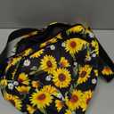 HUA ANGEL Crossbody Sling Bag for Men & Women Lightweight Waterproof Chest Shoulder Bag for Travel Hiking & Everyday Use (One Size, W-daisy Sunflower)