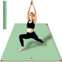 VTORY Extra Large Yoga Mat Thick Exercise Mat for Men and Women, Non-Slip, Durable Workout Mat for Home Workout, Yoga, Pilates, Stretching