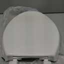 BEMIS 7850TDG Commercial Heavy Duty Open Front Toilet Seat with Cover, Industrial Seat with Secure Installation, Elongated, White