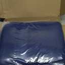 Amazon Basics 6 Piece Oversized Fade resistant Towel set, 100% Cotton towels for bathroom, soft and absorbent, 2 Bath Towels, 2 Hand Towels and 2 Washcloths bathroom towel set, Navy Blue