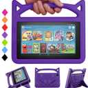 Kids Case for 7in Tablet(Only Fit 9th/7th/5th Gen, 2019/2017/2015 Release) Incompatible with Nokia Sony Tablet-SHERBORN Lightweight Shockproof Case with Stand Handle for 7 Inch Tablet-Blue