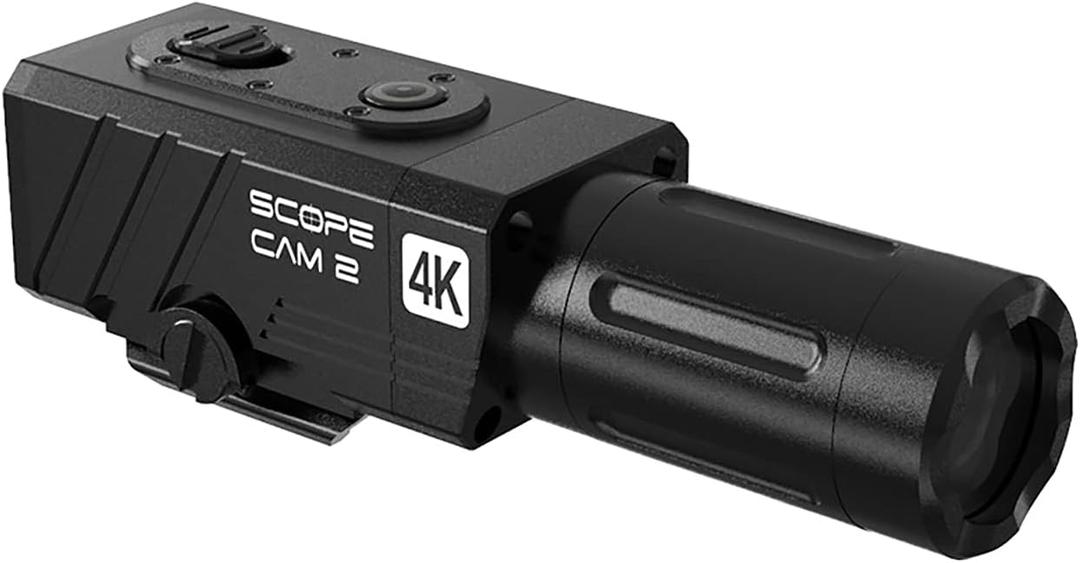 RunCam ScopeCam2 4K Zoom Action Camera Waterproof 4xDigital HD Mini Video Camera with Recording Switch Cable (Mid Range Zoom Camera(25mm Lens))