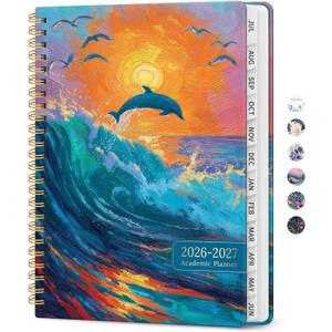 Academic Planner 2026-2027, Monthly & Weekly Jul 2026-Jun 2027 Planner