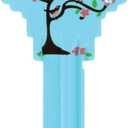 Hillman Diva Tree & Birds House/Office Universal Key Blank Single Sided