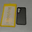 Rayboen for Samsung Galaxy S25 Plus Case, Skin Feel Translucent Frosted Anti-Scratch Protective Phone Cover for Samsung S25+ Plus with Bumper Hard PC Back Soft Silicone Edge, Matte Black