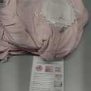 Mengersi Bed Canopy for Girls,Ruffled Canopy Bed Curtains Canopy for Girls Room,Hanging Canopy Princess Play Tent for Reading Nook Play Room Decor (Beige Pink)