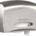 Scott Professional Pro Coreless Jumbo Roll Toilet Paper Dispenser (09601), Stainless Steel, with Stub, 14.25"x9.75"x6.00" (Qty 1)